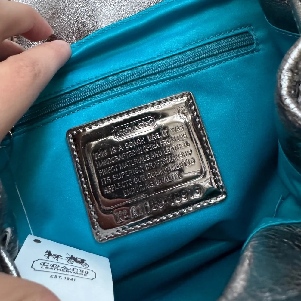 Y2K Coach Limited Edition Poppy Sequin Backpack NWT